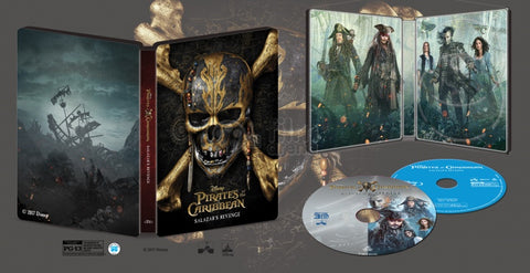 Pirates Of The Caribbean: Salazar's Revenge - Steelbook - (3D + 2D) [Blu-Ray]