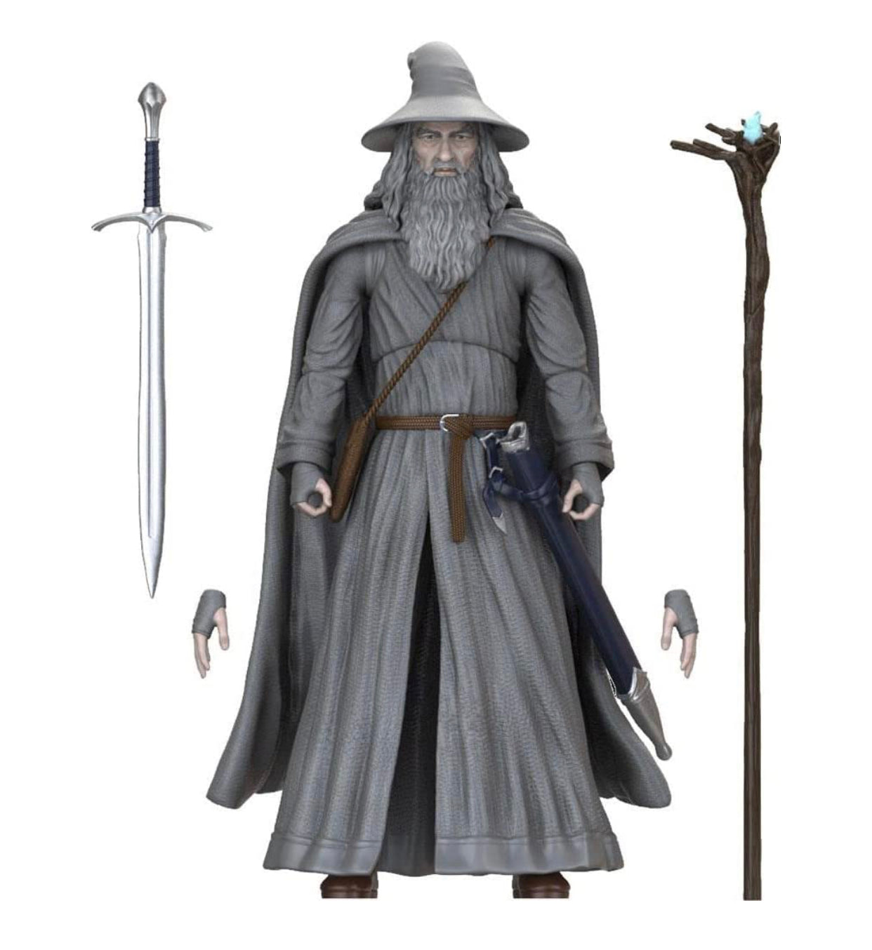 The Lord of The Rings Gandalf BST AXN 5" Action Figure with Accessories (12cm)