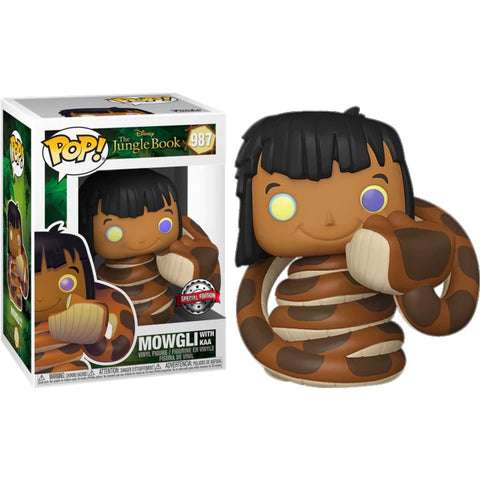 Funko Pop Disney The Jungle Book Mowgli With Kaa (Special Edition)