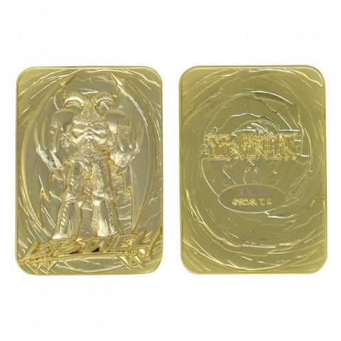 Anime Yu Gi Oh! Limited Edition Card Summoned Skull (24 Karat Gold Plated)