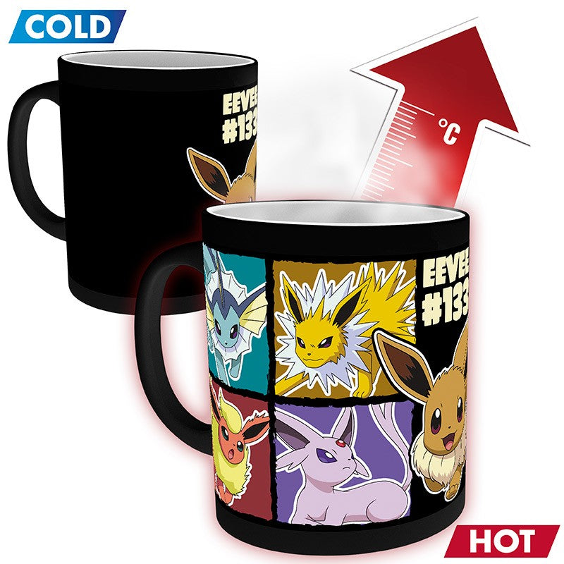 Official Anime Pokemon Eevee Heat Magic Mug (320ml)
