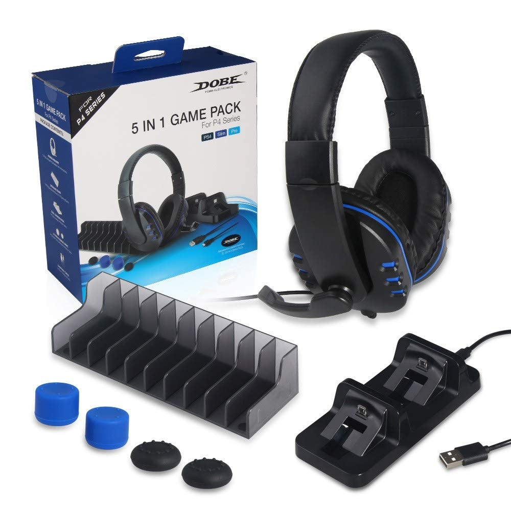 Dobe 5 in 1 Game Pack For PS4