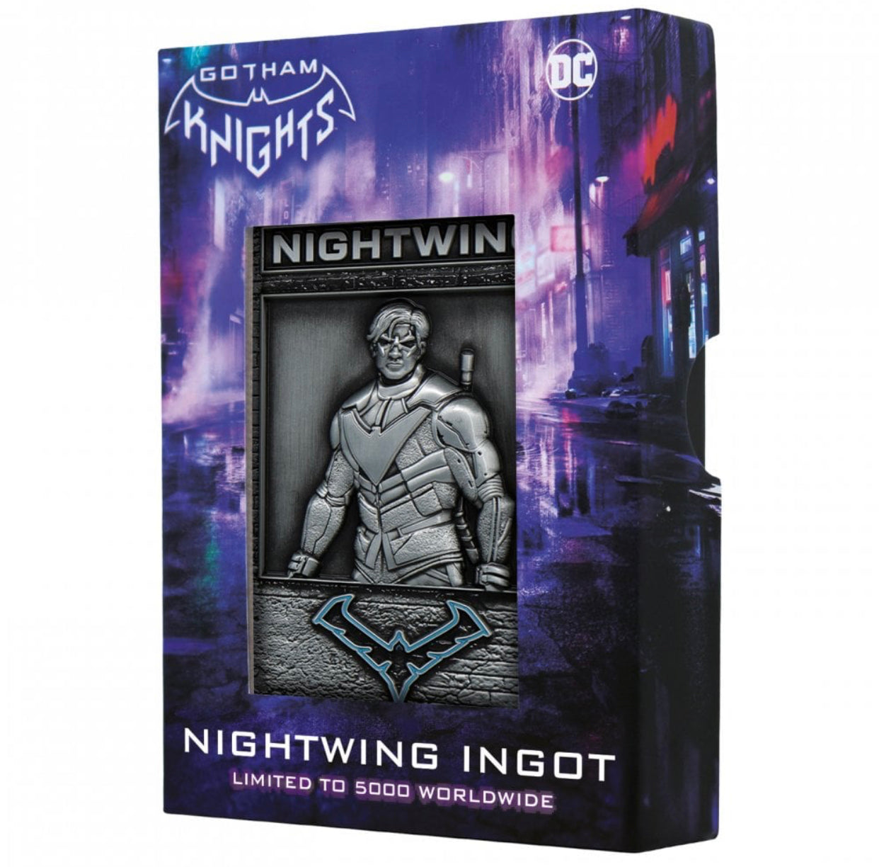 DC Comics Gotham Knights Nightwing Limited Edition Metal Card  (10cm)