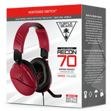 Turtule Beach Recon 70 Headset Wired Midnight Red PS4/Nintendo Switch/Xbox One/Mobile