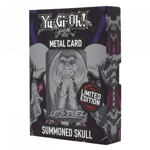 Anime Yu Gi Oh! Limited Edition Metal Card Summoned Skull
