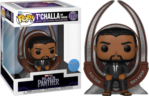 Funko Pop Marvel Black Panther T’challa On Throne (Special Edition)