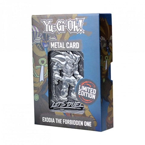 Anime Yu Gi Oh! Limited Edition Metal Card Exodia The Forbidden One