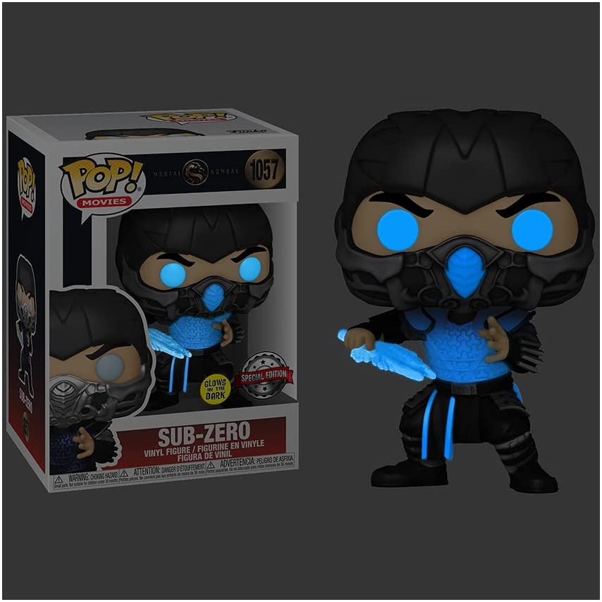 Funko Pop Mortal Kombat Sub Zero (Exclusive & Glows In The Dark)