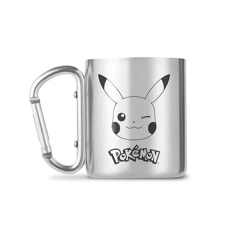 Official Anime Pokemon Pikachu Carabiner Mug (235ml)
