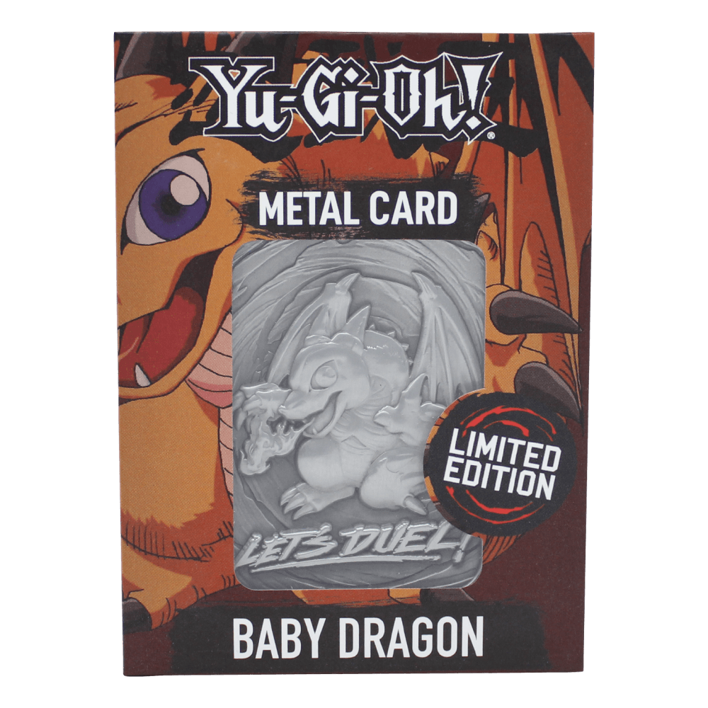 Anime Yu Gi Oh! Limited Edition Metal Card Baby Dragon