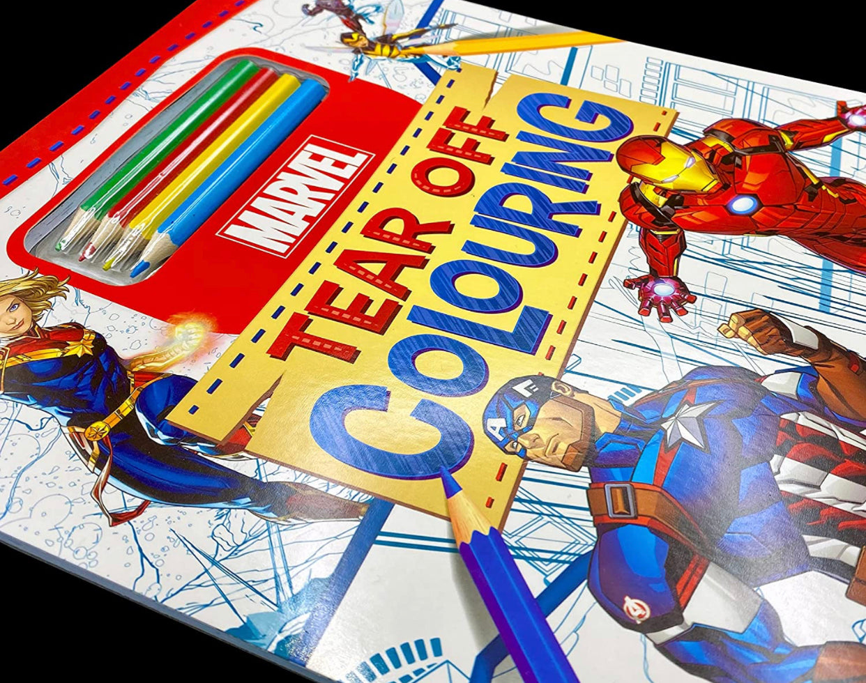 Marvel: Tear Off Colouring (30pages)