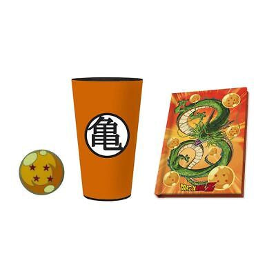 Official Anime Dragon Ball Z Gift Set (Glass + Notebook + Pin)