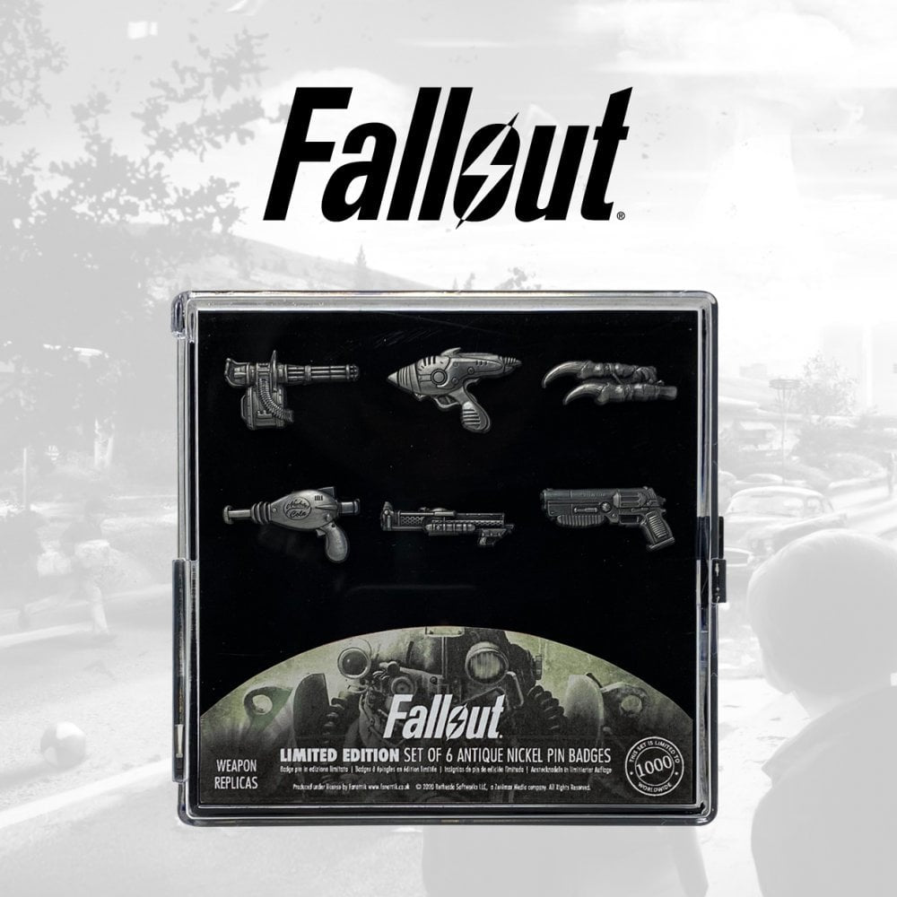 Fallout Limited Edition Set of 6 Pin Badges