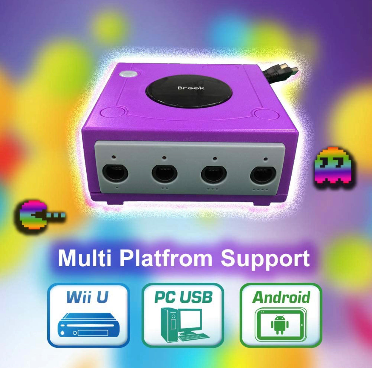 Brook Super Converter Gamecube Controller Adapter for WiiU,PC, USB Android, Nintendo Switch