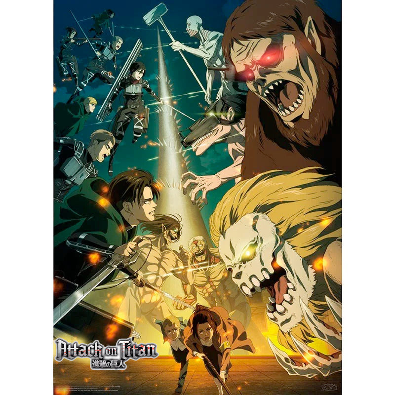 Official Anime Attack on Titan Poster (52 x 38cm)