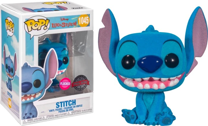 Funko Pop Disney Lilo & Stitch Stitch (Special Edtion) (Flocked)