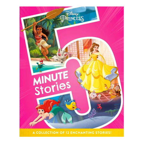 Disney Princess 5 Minute Stories A Collection Of 12 Enchanting Stories (189 pages)