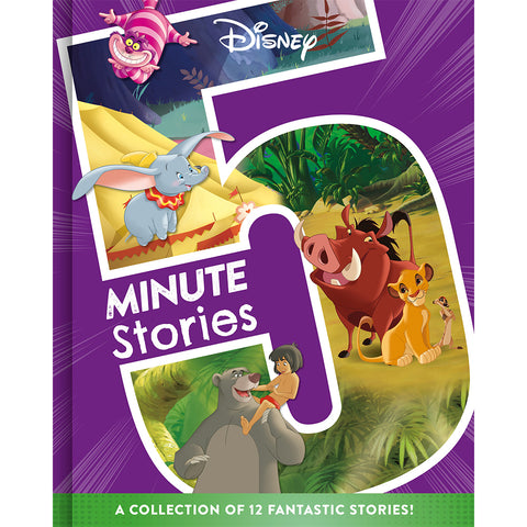 Disney Classic 5 Minute Stories Book (187 pages)