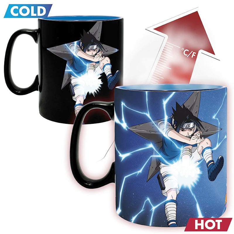 Official Anime Naruto Shippuden Naruto and Sasuke Heat Magic Mug (460ml)