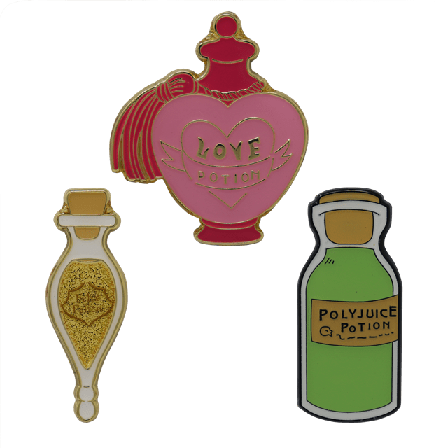 Official Harry Potter Potions Pin Badge Set Limited Edition