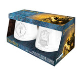 Official Lord Of The Rings 2pcs Glass Set (300ml)