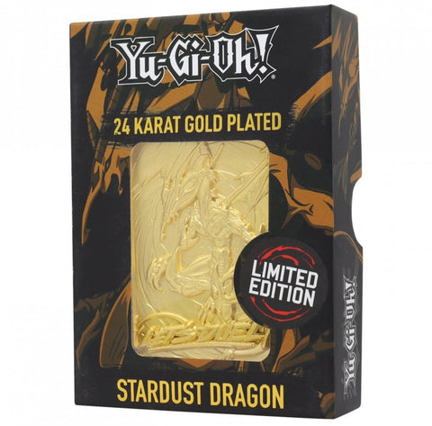 Anime Yu Gi Oh - Stardust Dragon 24K Gold Plated (Limited Edition)
