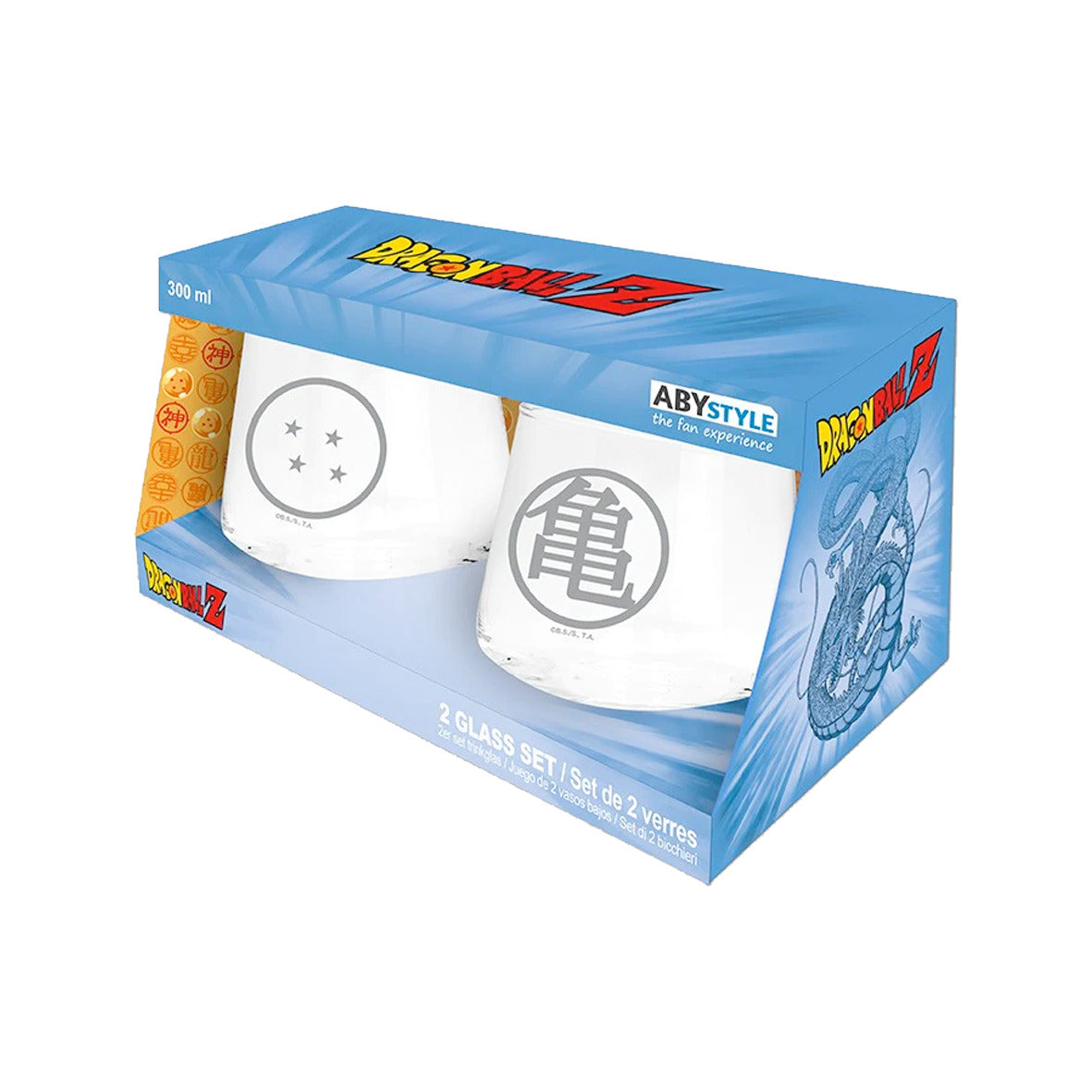 Official Anime Dragonball 2Pcs Glass Set (300ml)