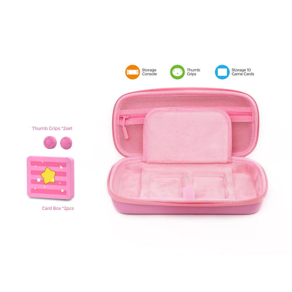 Storage Kit for Nintendo Switch OLED (Pink)
