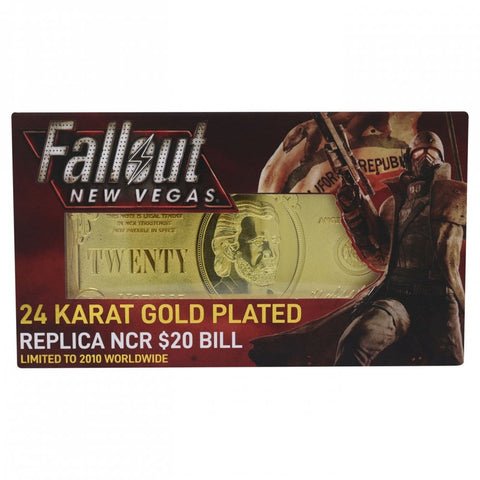 Fallout New Vegas 24 Karat Gold Plated Limited Edition