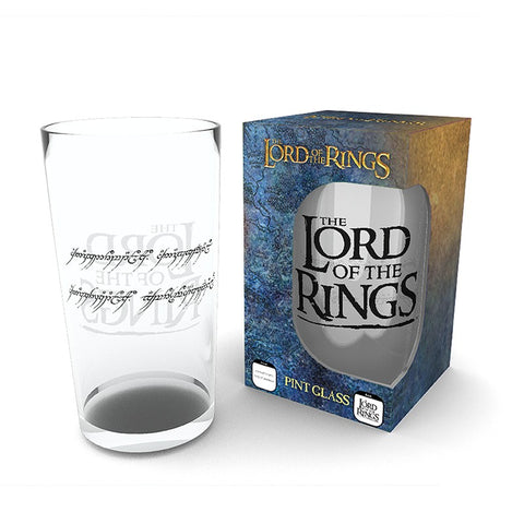 Official The Lord Of The Rings Large Glass (500ml)