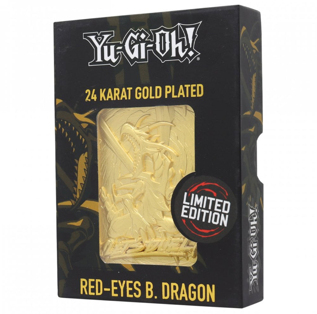 Anime Yu Gi Oh - Red Eyes B. Dragon 24K Gold Plated (Limited Edition)