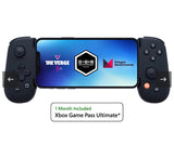 Backbone One Mobile Gaming Controller for iPhone [FREE 1 Month Xbox Game Pass Ultimate Included] - Black