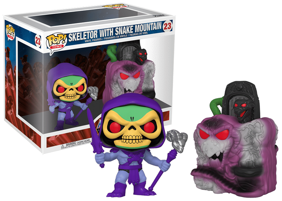 Funko Pop Master Of The Universe Skeletor With Snake Mountain