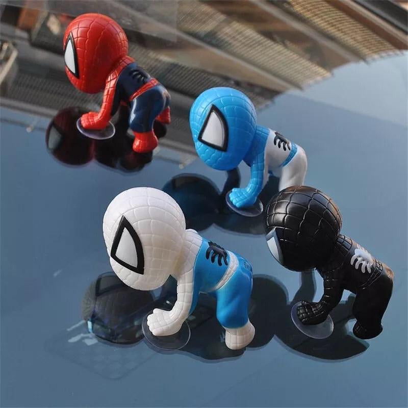 Spiderman Toy Climbing Window (Black Color)