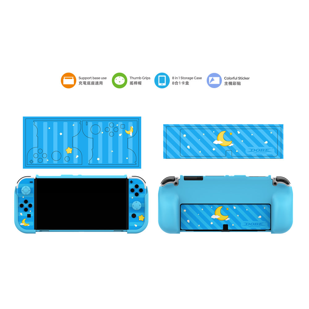 [NS] Game Protective Kit For N-S Oled (Blue)