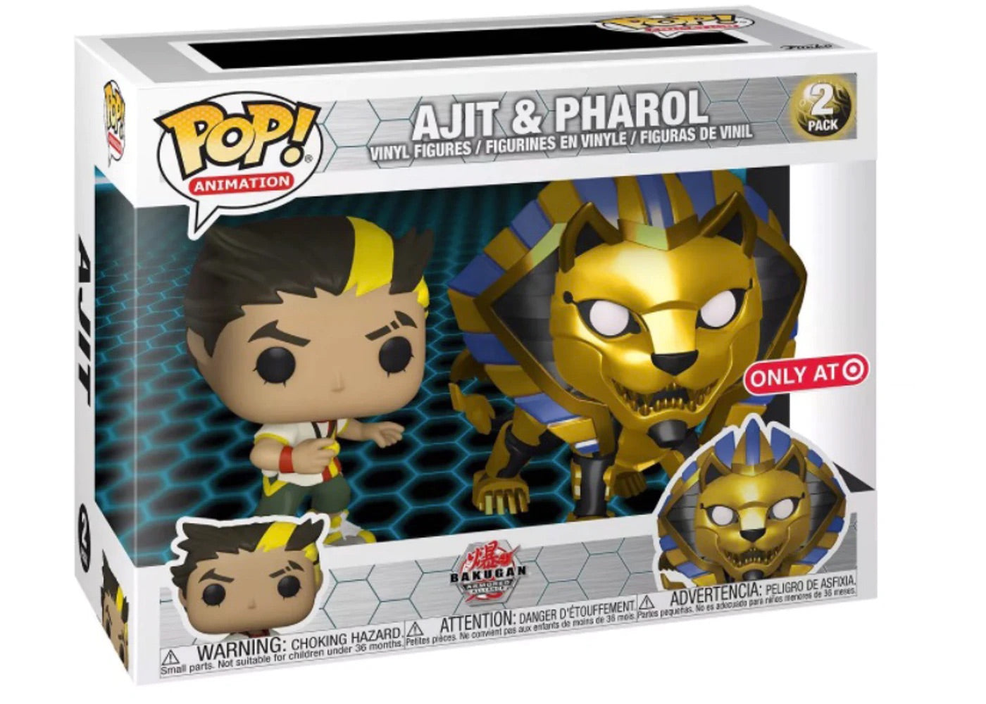 Funko Pop Anime Bakugan Ajit & Pharol (Exclusive)
