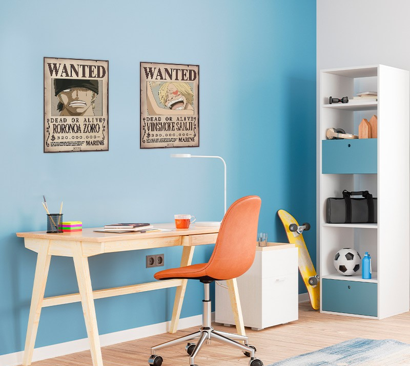 Official Anime One Piece Zoro and Sanji Poster 2pcs (52 x 35cm)