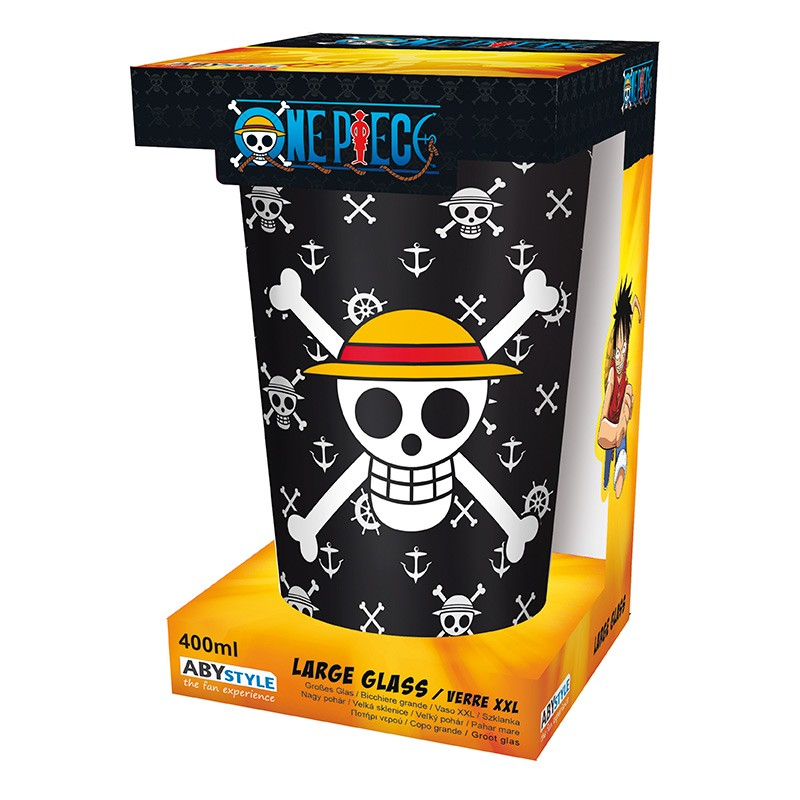 Official Anime One Piece Large Glass (400ml)