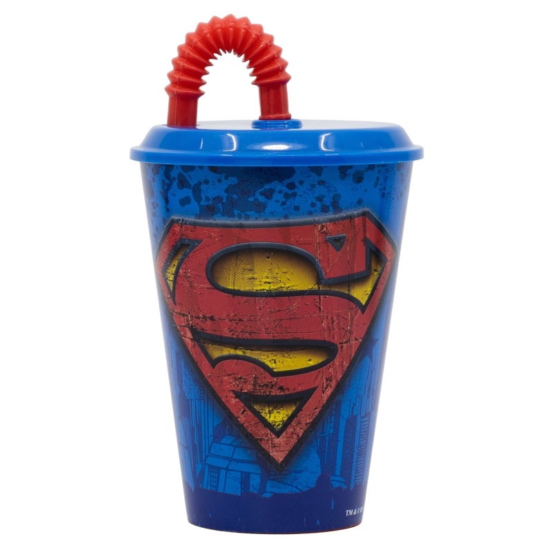 Official DC Comics Superman Plastic Vaso Cana (430ml) (K&B)