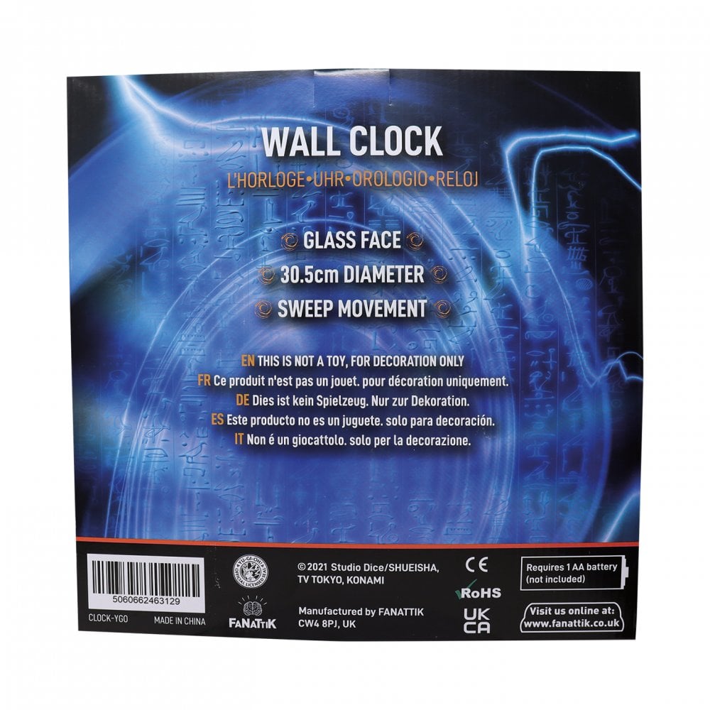 Official Yu Gi Oh Wall Clock (30.5cm)